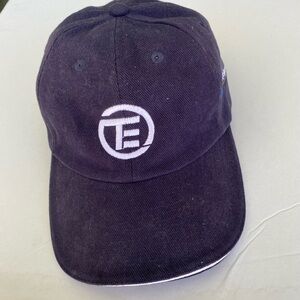Navy Blue Baseball Cap with White Logo